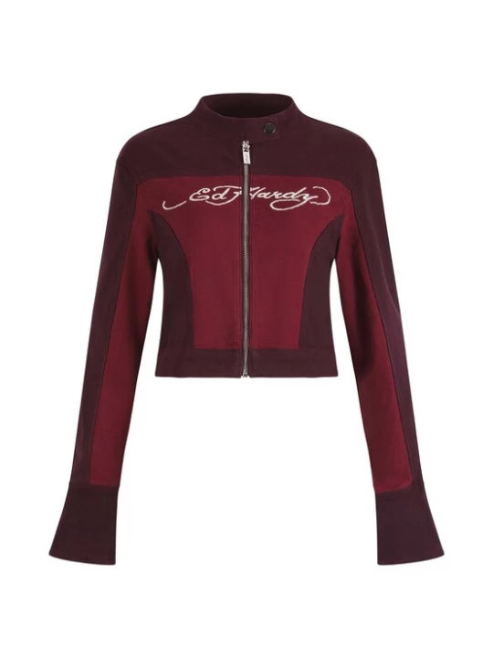 Foto van product Ed Hardy Tussenjas bloedrood / bourgogne