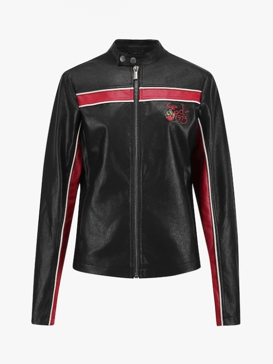 Foto van product Ed Hardy Tussenjas 'Brave Hearts Stay True' bloedrood / zwart