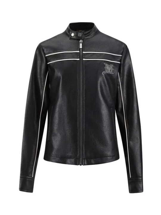 Foto van product Ed Hardy Tussenjas 'Panther Lightening' lichtgroen / donkerrood / zwart / wit