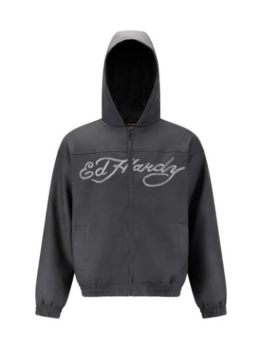 Foto van product Ed Hardy Tussenjas 'Soaring Eagles' grijs / lichtgrijs / zwart