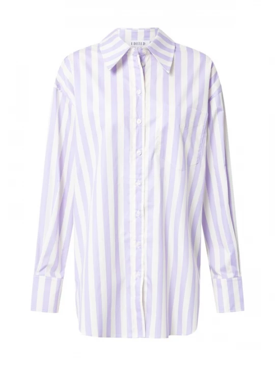 Foto van product EDITED Blouse 'Nika' lichtlila / wit