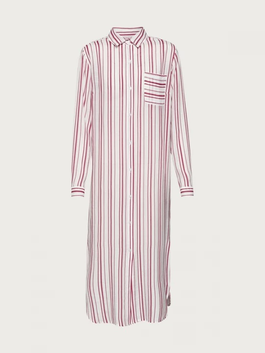 Foto van product EDITED Blousejurk 'Savanna' rood / wit