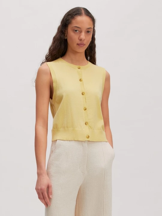 Foto van product EDITED Bodywarmer 'Alisha' geel
