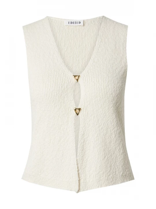 Foto van product EDITED Bodywarmer 'Rike' beige / beige gemêleerd