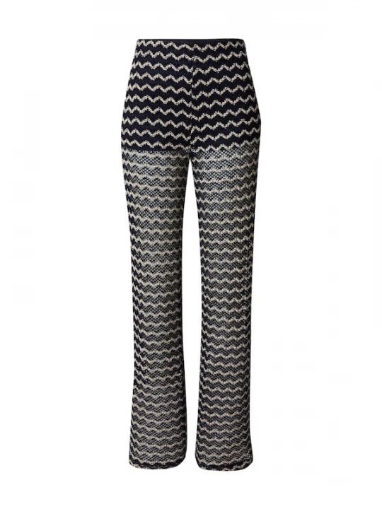 Foto van product EDITED Broek 'Finn' beige / marine