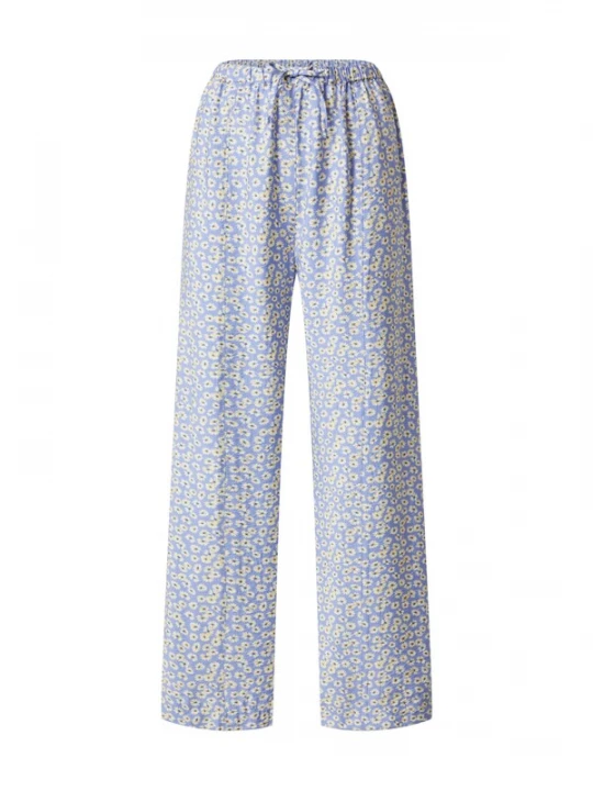 Foto van product EDITED Broek 'Jeanna' beige / blauw / petrol