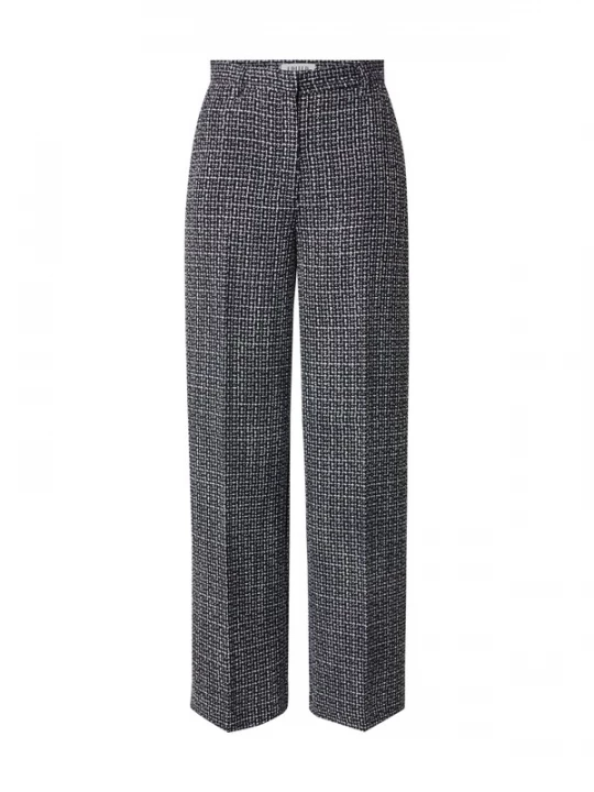 Foto van product EDITED Broek 'Nalani' zwart / wit