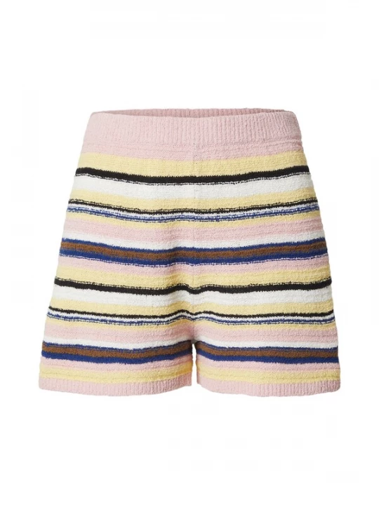 Foto van product EDITED Broek 'Odilie' bruin / geel / rosa