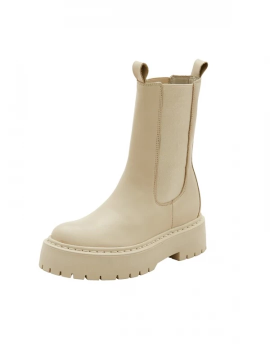 Foto van product EDITED Enkellaarsjes 'Gudrun' beige