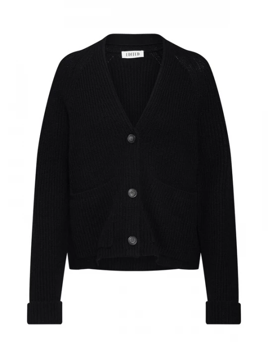 Foto van product EDITED Gebreid vest 'Lamis' zwart