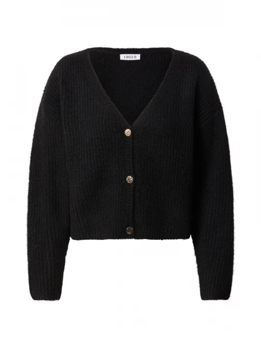 Foto van product EDITED Gebreid vest 'Ronja' zwart