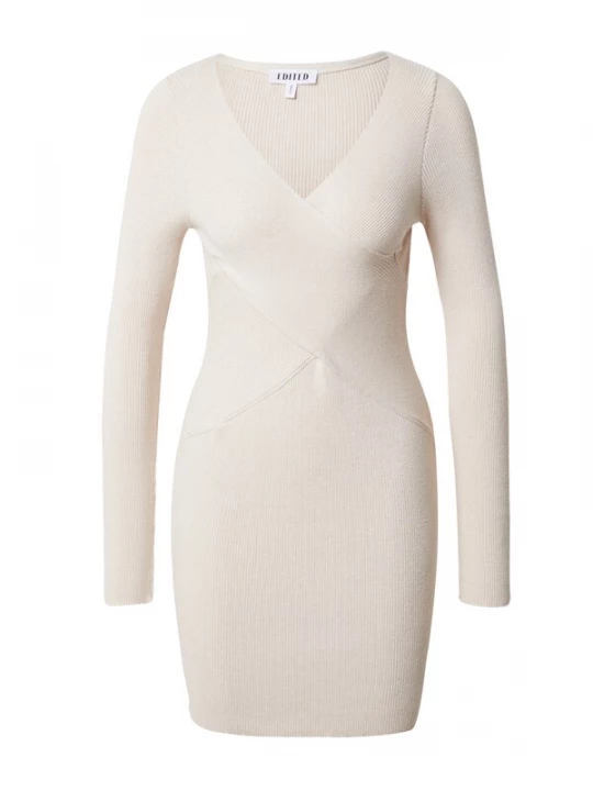 Foto van product EDITED Gebreide jurk 'Amely' beige gemêleerd