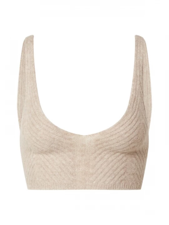 Foto van product EDITED Gebreide top 'Silvia' beige / bruin