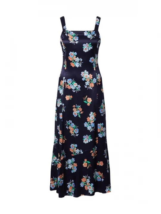Foto van product EDITED Jurk 'Addison' blauw / gemengde kleuren
