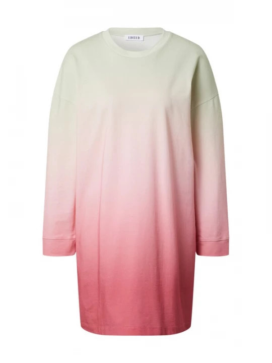 Foto van product EDITED Jurk 'Allie' pink / wit