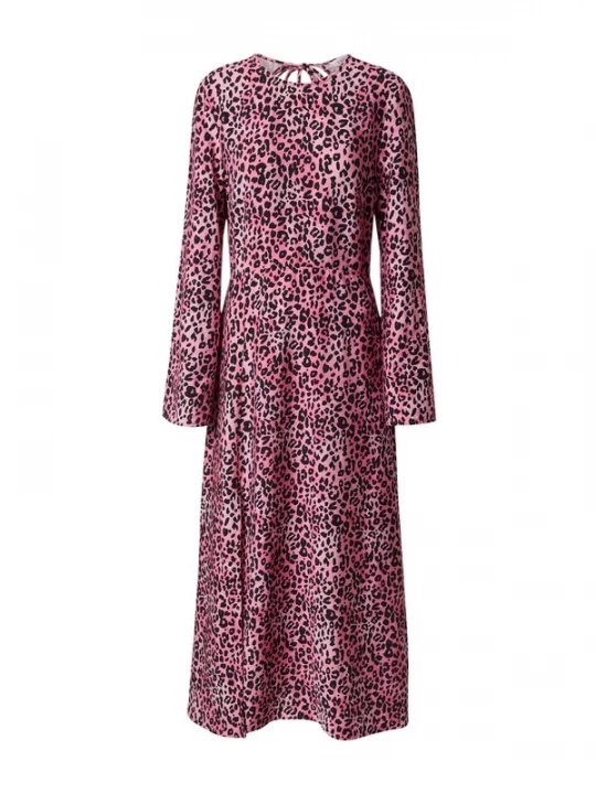 Foto van product EDITED Jurk 'Aurea' pink / zwart