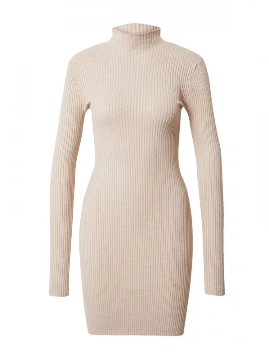 Foto van product EDITED Jurk 'CORINNA' beige gemêleerd