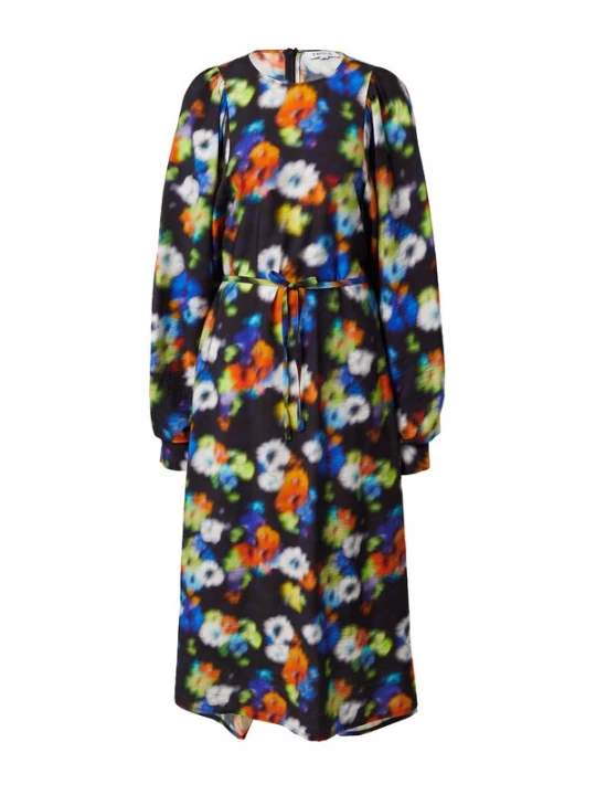 Foto van product EDITED Jurk 'Della' gemengde kleuren / zwart