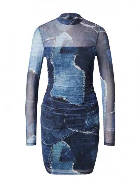Foto van product EDITED Jurk 'Hanneke' blauw / marine