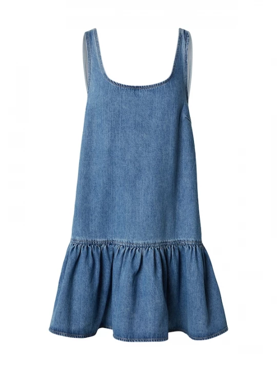 Foto van product EDITED Jurk 'Inka' blauw denim