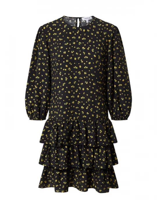 Foto van product EDITED Jurk 'Julika' gemengde kleuren / zwart