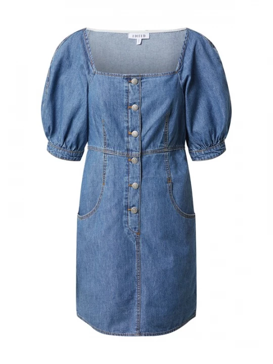 Foto van product EDITED Jurk 'Karim' blauw denim