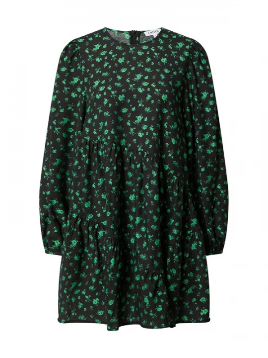 Foto van product EDITED Jurk 'Lil' groen / zwart