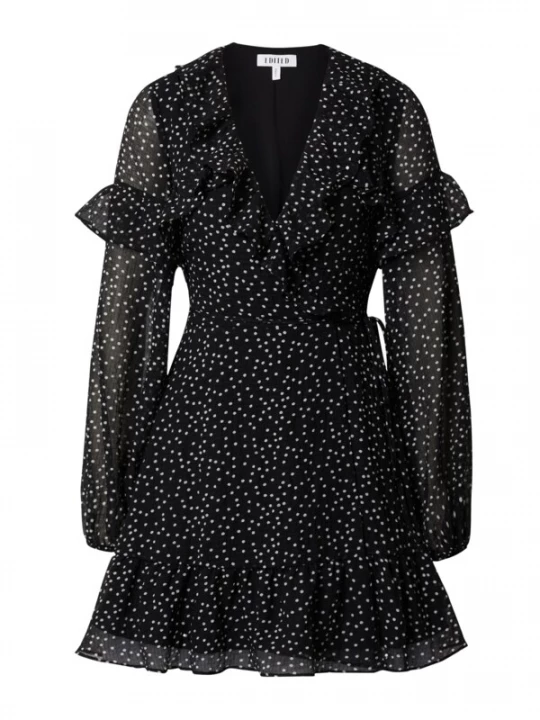 Foto van product EDITED Jurk 'Lulu' zwart / wit