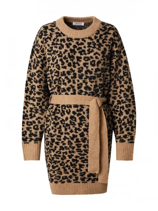 Foto van product EDITED Jurk 'Mariana' beige / bruin