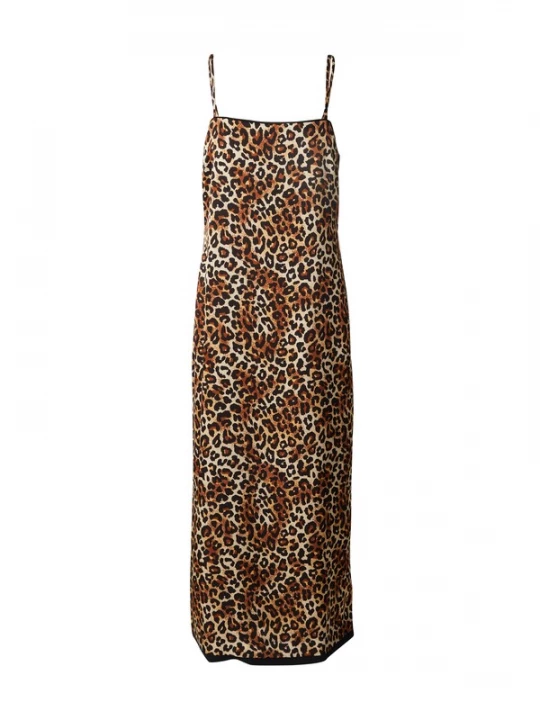 Foto van product EDITED Jurk 'Thora' beige / bruin