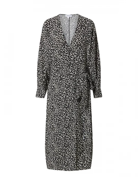 Foto van product EDITED Jurk 'Zaylee' gemengde kleuren / zwart
