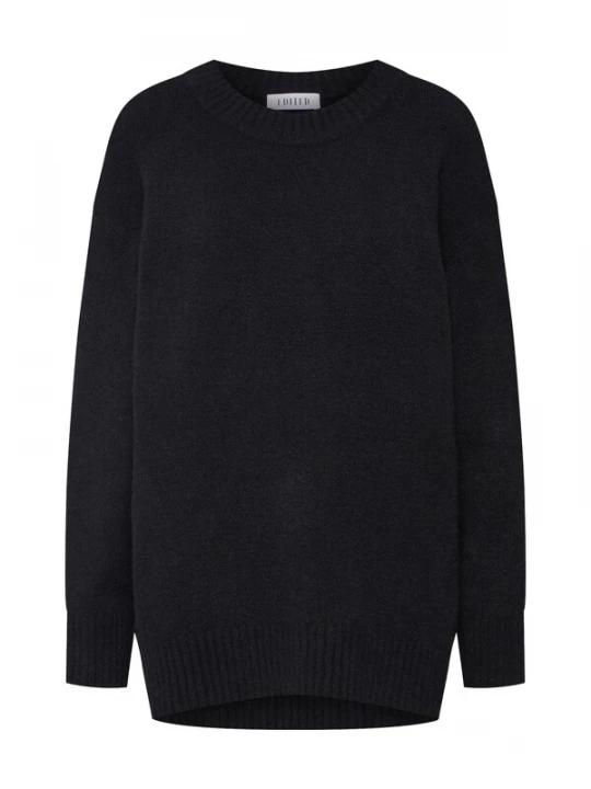 Foto van product EDITED Oversized trui 'Luca' zwart