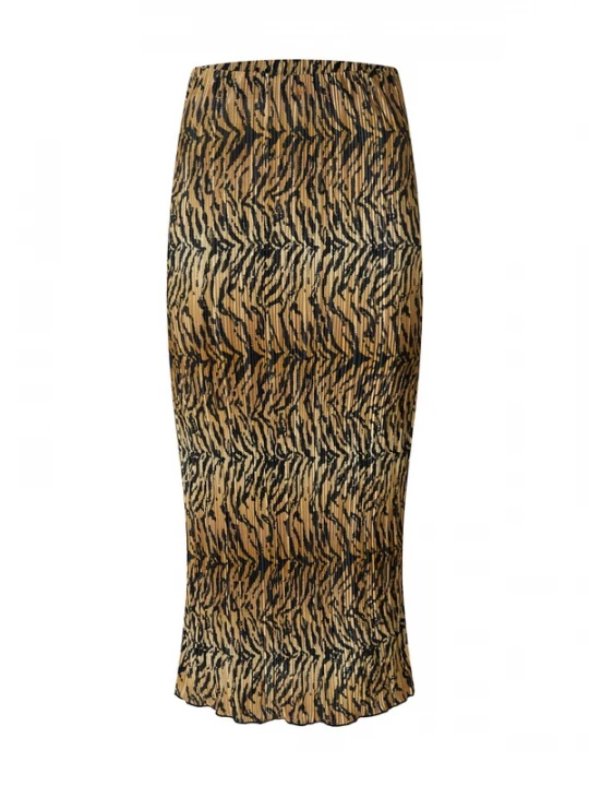Foto van product EDITED Rok 'Beate' bruin / zwart