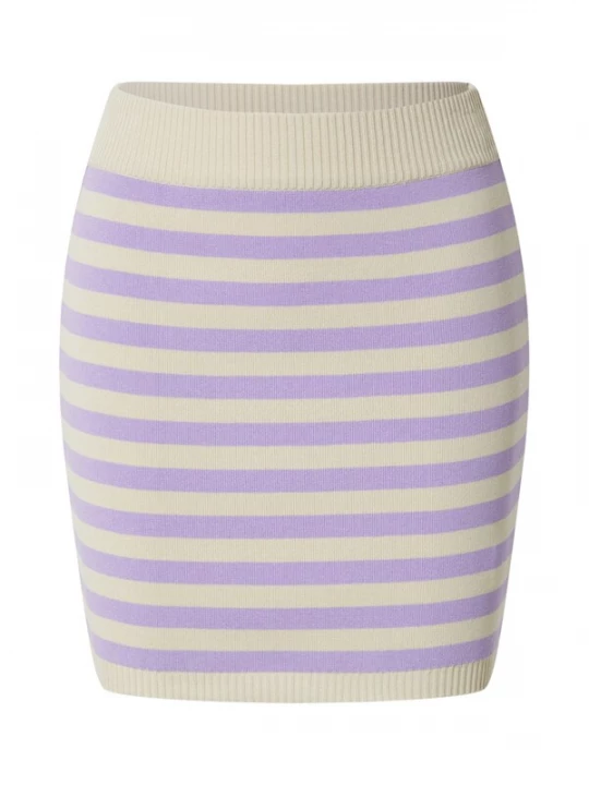 Foto van product EDITED Rok 'Elea' crème / lichtlila