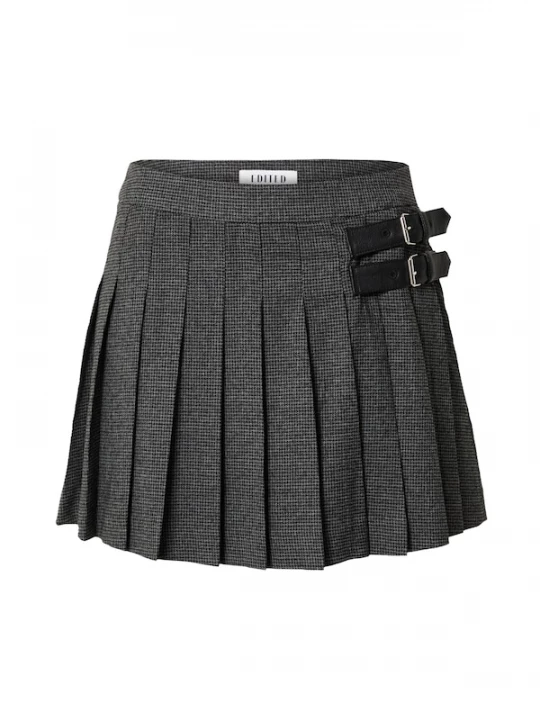 Foto van product EDITED Rok 'Jaqueline' basaltgrijs / zwart