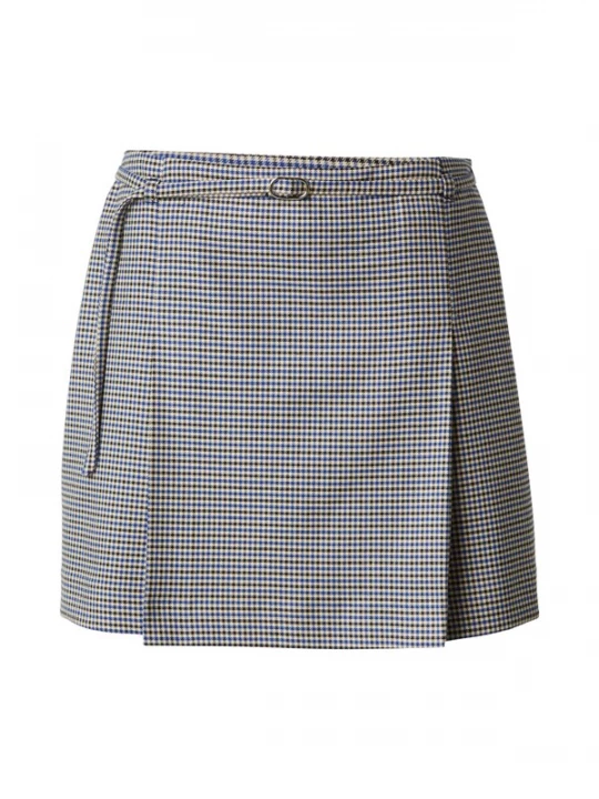 Foto van product EDITED Rok 'Lexa' blauw / bruin / wit