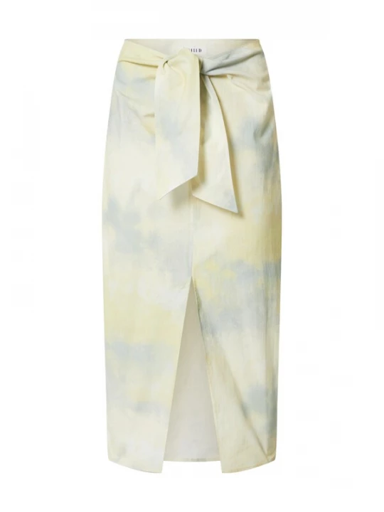 Foto van product EDITED Rok 'Lissy' beige / hemelsblauw / lichtgeel