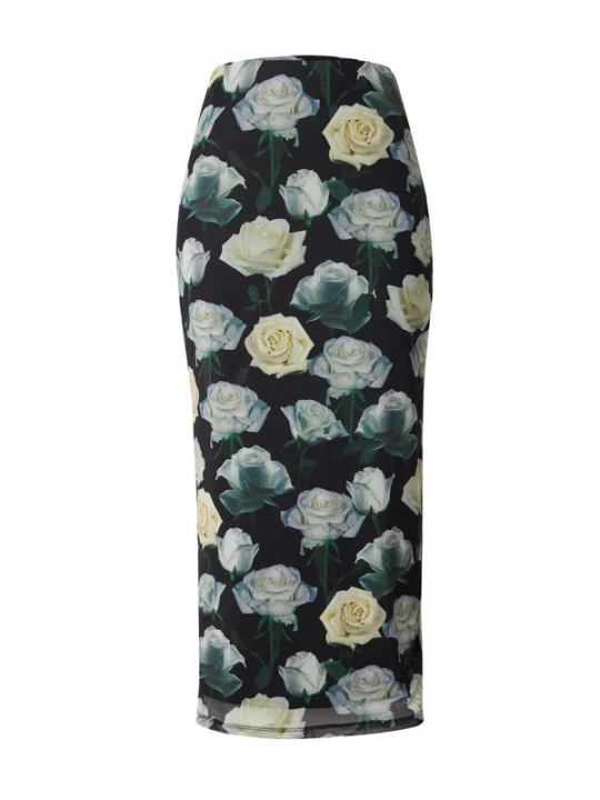 Foto van product EDITED Rok 'Sofia' gemengde kleuren / zwart