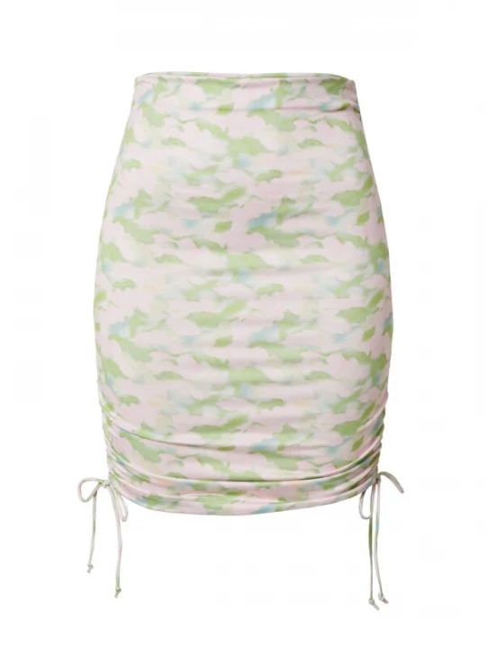Foto van product EDITED Rok 'Zuzana' groen / pink