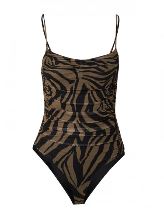 Foto van product EDITED Shirt body beige / zwart