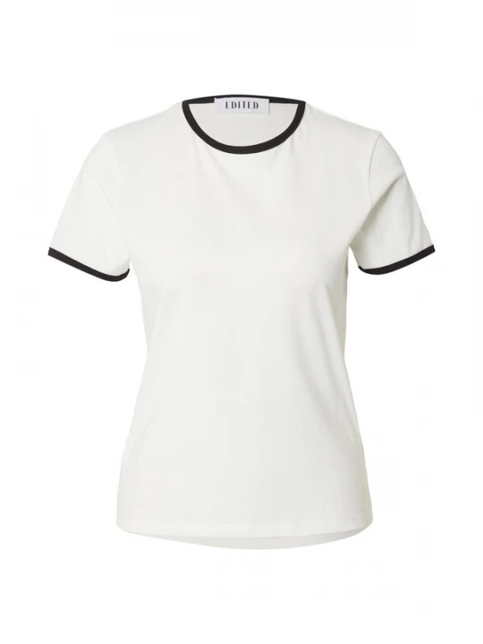 Foto van product EDITED Shirt 'Daisy' zwart / wit