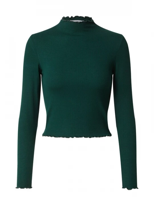Foto van product EDITED Shirt 'Daniela' donkergroen