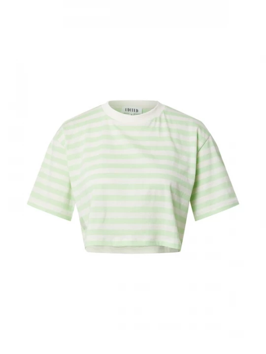 Foto van product EDITED Shirt 'Devi' groen / wit