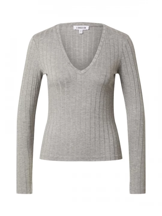 Foto van product EDITED Shirt 'Elin' grijs gemêleerd