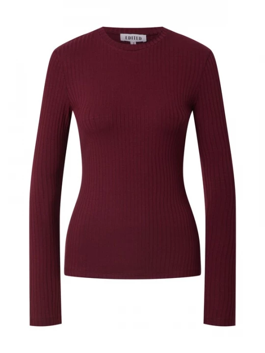 Foto van product EDITED Shirt 'Ginger' bourgogne