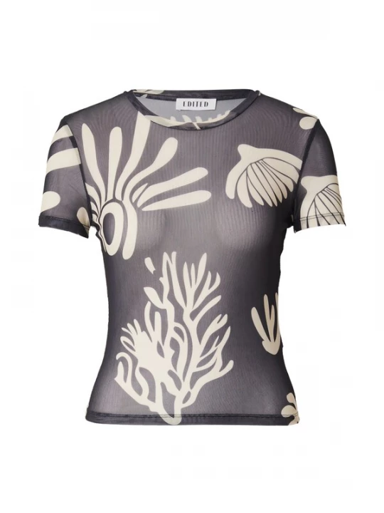 Foto van product EDITED Shirt 'Hauke' zwart / wit