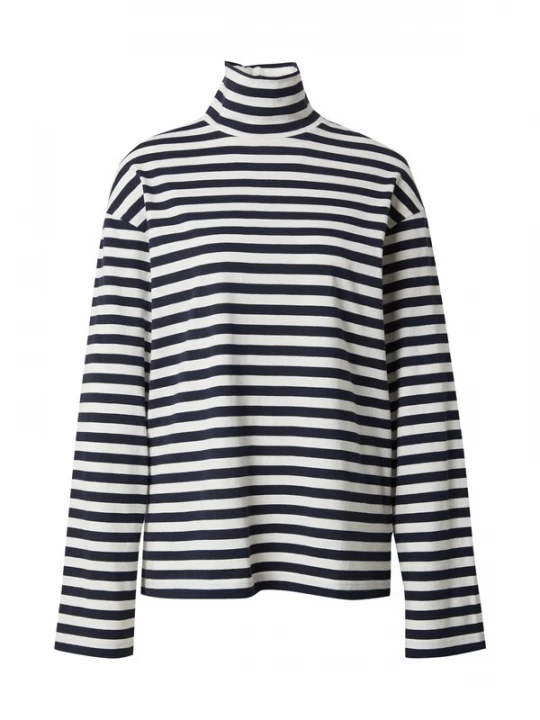 Foto van product EDITED Shirt 'Kalena' blauw / wit