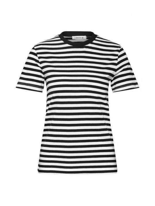 Foto van product EDITED Shirt 'Leila' zwart / wit