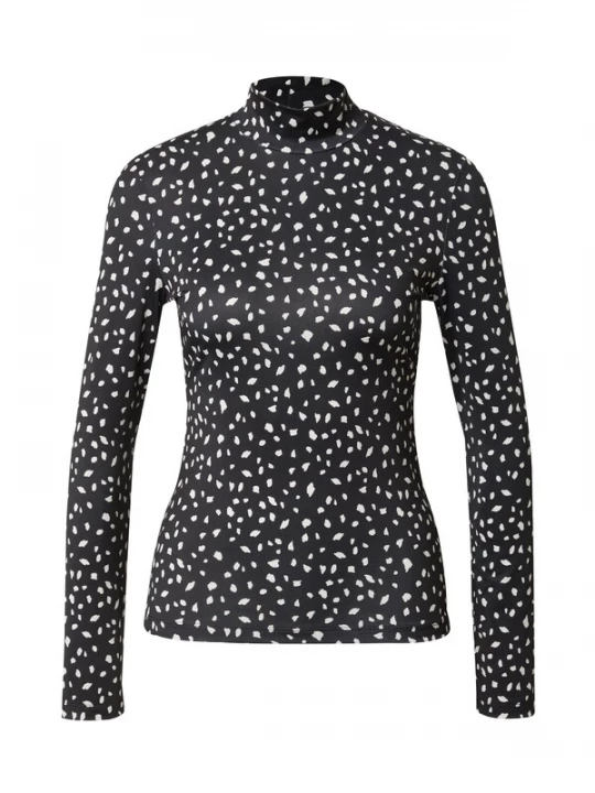 Foto van product EDITED Shirt 'Manon' zwart / wit