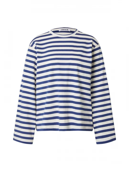 Foto van product EDITED Shirt 'Verlee' blauw / wit